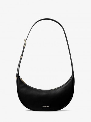 Michael Kors Avra Medium Leather Black | SN-MK27226