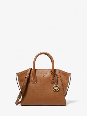 Michael Kors Avril Small Leather Top-Zip Luggage | SN-MK27371