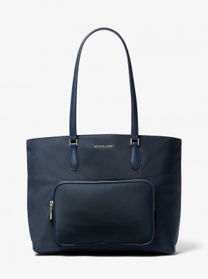 Michael Kors Cara Large Nylon Navy | SN-MK26881