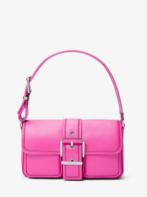 Michael Kors Colby Medium Leather Cerise | SN-MK26956