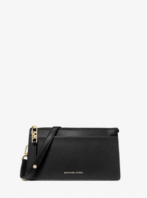 Michael Kors Empire Large Leather Convertible Black | SN-MK27240