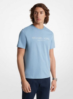 Michael Kors Graphic Logo Cotton Chambray | SN-MK27971