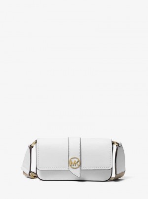 Michael Kors Greenwich Extra-Small Saffiano Leather Optic White | SN-MK27266