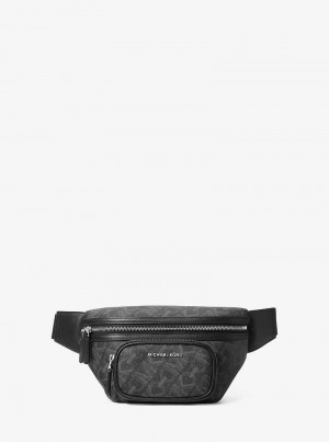 Michael Kors Hudson Empire Signature Logo Black | SN-MK28122