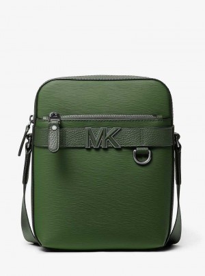 Michael Kors Hudson Leather Amazon Green | SN-MK28128