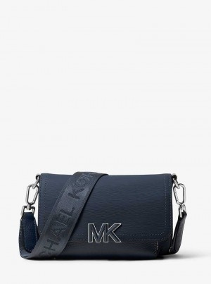 Michael Kors Hudson Textured Leather Navy | SN-MK28130