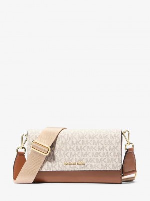 Michael Kors Jet Set Large Convertible Vanilla | SN-MK27111