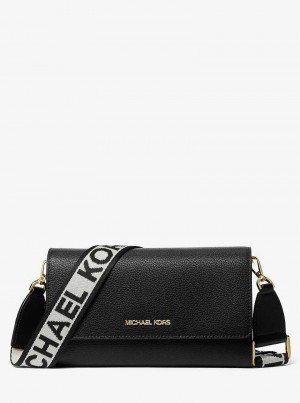 Michael Kors Jet Set Large Leather Black | SN-MK27107