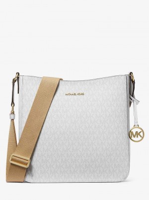 Michael Kors Jet Set Travel Large Signature Logo Opt/Allum | SN-MK27205