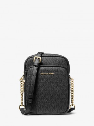 Michael Kors Jet Set Travel Medium Logo Black | SN-MK27279