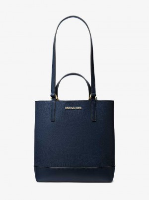 Michael Kors Kelli Small Leather Navy | SN-MK26844