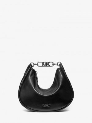 Michael Kors Kendall Small Leather Black | SN-MK27063