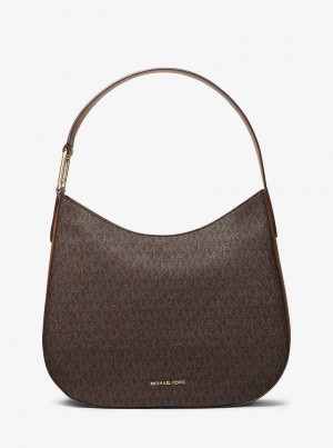 Michael Kors Kensington Large Signature Logo Brn/Acorn | SN-MK27037