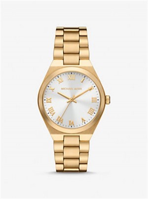 Michael Kors Lennox Gold-Tone Watch Gold | SN-MK28358