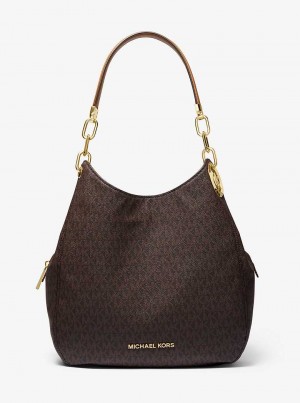 Michael Kors Lillie Large Logo Brn/Acorn | SN-MK27021