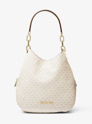 Michael Kors Lillie Large Logo Vanilla/Acorn | SN-MK27022