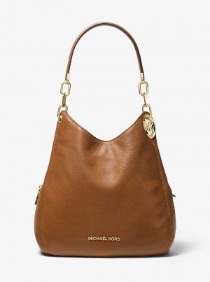 Michael Kors Lillie Large Pebbled Leather Luggage | SN-MK27096