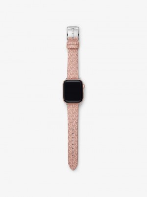 Michael Kors Logo Strap For Apple Watch® Pink | SN-MK28275