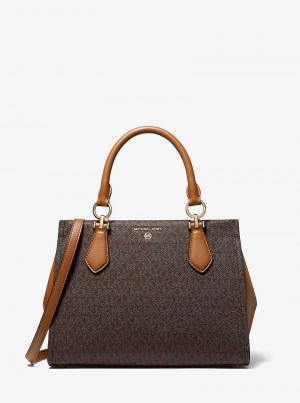 Michael Kors Marilyn Medium Logo Brn/Acorn | SN-MK27311