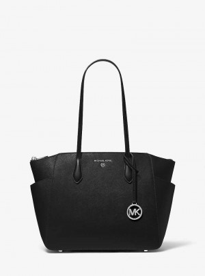 Michael Kors Marilyn Medium Saffiano Leather Black | SN-MK26906