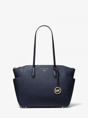 Michael Kors Marilyn Medium Saffiano Leather Navy | SN-MK26922