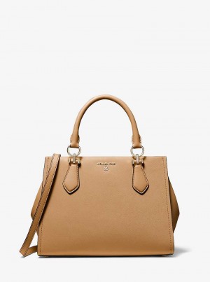 Michael Kors Marilyn Medium Saffiano Leather Camel | SN-MK27308