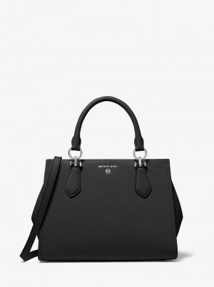 Michael Kors Marilyn Medium Saffiano Leather Black | SN-MK27315