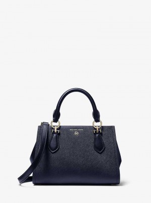 Michael Kors Marilyn Small Saffiano Leather Navy | SN-MK27247