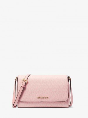 Michael Kors Medium Logo Convertible Lt Powder Blush | SN-MK27127