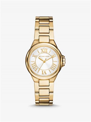 Michael Kors Mini Camille Gold-Tone Watch Gold | SN-MK28360