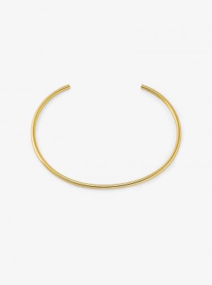 Michael Kors Precious Metal-Plated Brass Collar Gold | SN-MK27829