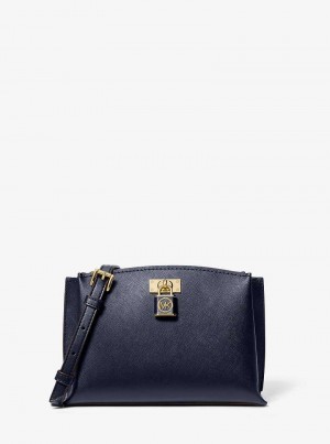 Michael Kors Ruby Medium Saffiano Leather Navy | SN-MK27329