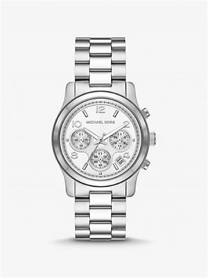 Michael Kors Runway Silver-Tone Watch Silver | SN-MK28353