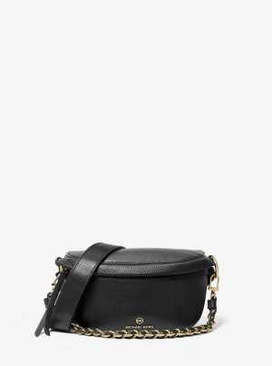 Michael Kors Slater Extra-Small Pebbled Leather Black | SN-MK27163