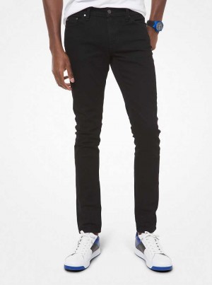 Michael Kors Slim-Fit Stretch-Cotton Black/Black | SN-MK28025