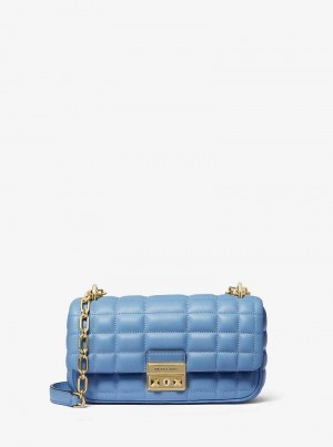 Michael Kors Tribeca Small Quilted Leather French Blue | SN-MK26941