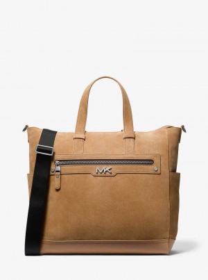 Michael Kors Varick Suede Camel | SN-MK26903