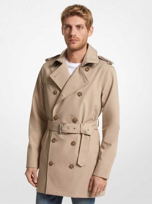 Michael Kors Woven Trench Khaki | SN-MK28071