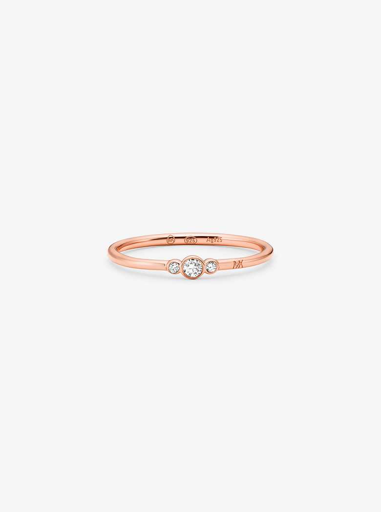 Michael Kors 14K Rose Gold-Plated Pavé Rose Gold | SN-MK27839