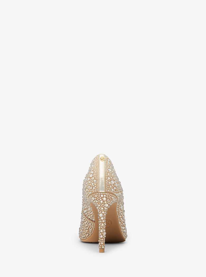 Michael Kors Alina Flex Embellished Pale Gold | SN-MK27650