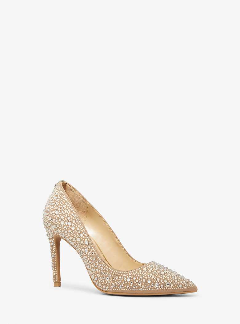 Michael Kors Alina Flex Embellished Pale Gold | SN-MK27650