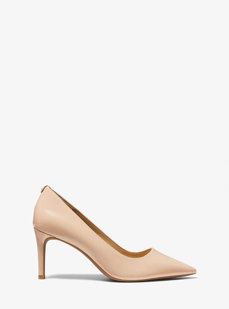 Michael Kors Alina Flex Faux Patent Leather Light Blush | SN-MK27655