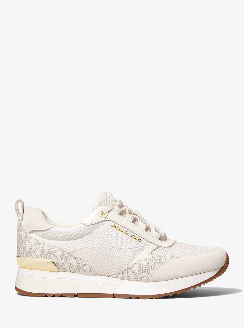 Michael Kors Allie Stride Mesh and Logo Cream | SN-MK27478