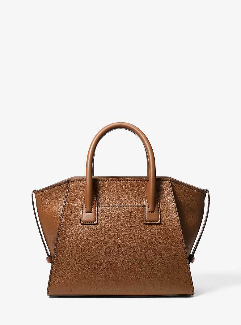 Michael Kors Avril Small Leather Top-Zip Luggage | SN-MK27336