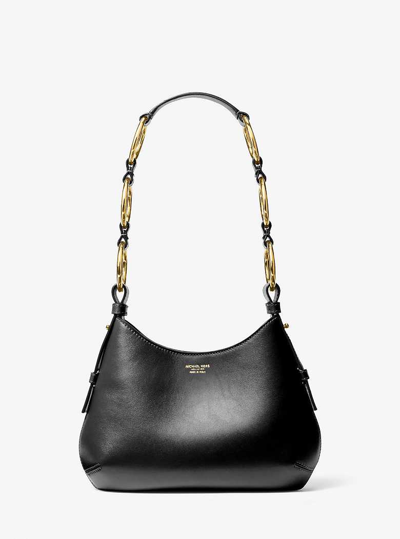 Michael Kors Bardot Mini Leather Black | SN-MK27057