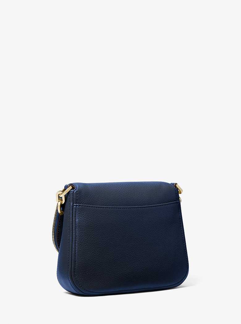 Michael Kors Bedford Small Pebbled Leather Navy | SN-MK27230