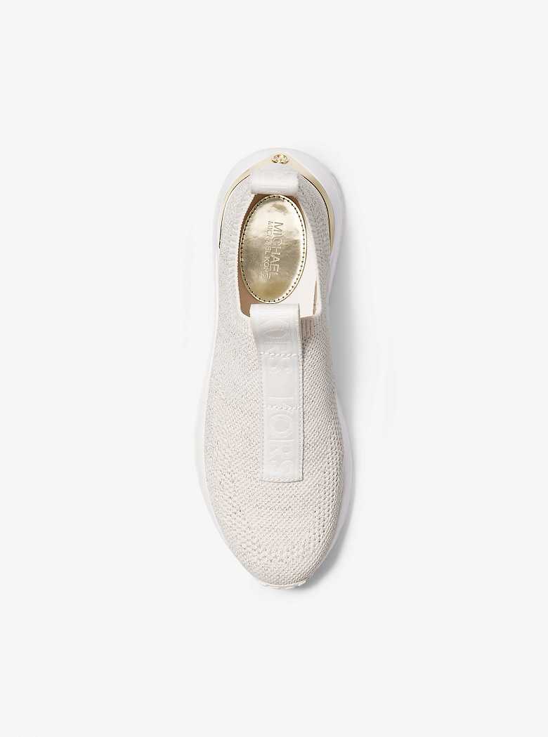 Michael Kors Bodie Knit Slip-On Cream Multi | SN-MK27479