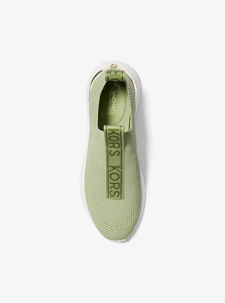 Michael Kors Bodie Knit Slip-On Light Sage | SN-MK27439