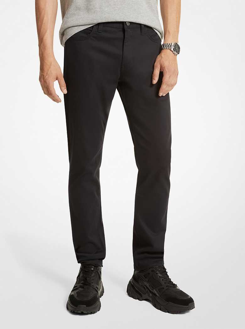 Michael Kors Brushed Stretch Denim Black | SN-MK28028