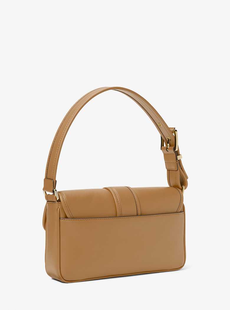 Michael Kors Colby Medium Leather Camel | SN-MK26963